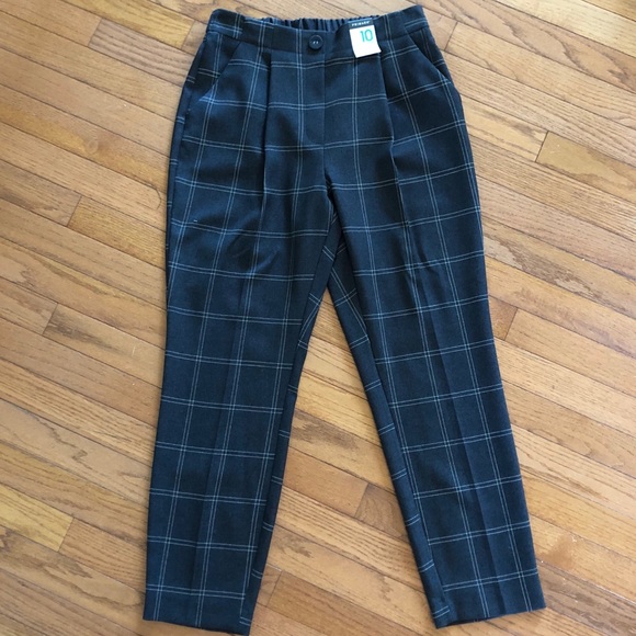 primark plaid pants